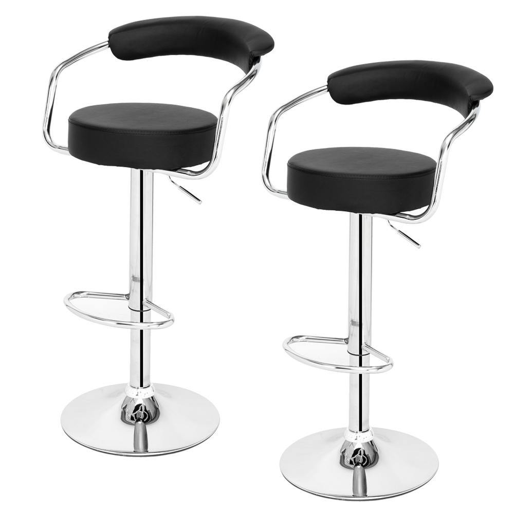 Two Piece Round Back Cushion Bar Stool