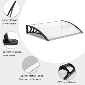Canopy White & Black Bracket - 120x80