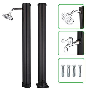 Outdoor Standing Shower with Large Shower Head - 20L