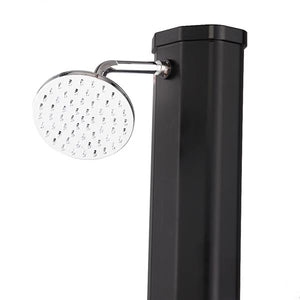 Outdoor Standing Shower with Large Shower Head - 35L