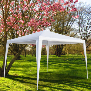 Waterproof Tent with Spiral Tubes White - 3 x 3m