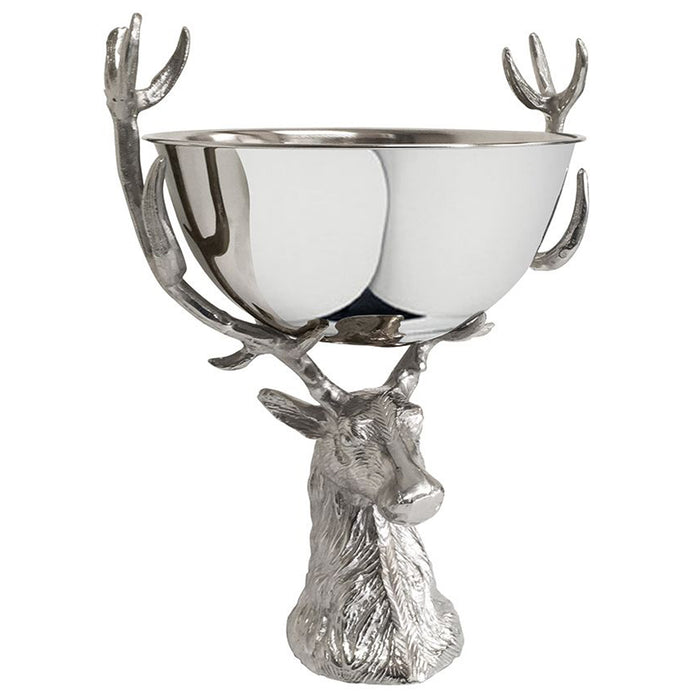 Small Punch / Champagne Bowl with Stag Stand