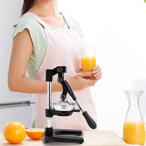 Manual Household Fruit Juicer - Black