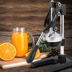 Manual Household Fruit Juicer - Black
