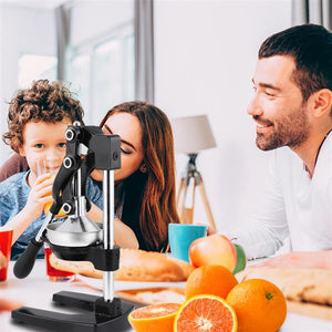 Manual Household Fruit Juicer - Black