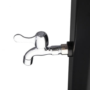 Outdoor Standing Shower with Large Shower Head - 35L