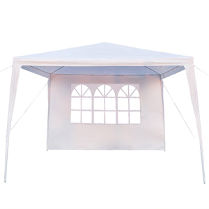Portable Home Use Waterproof Tent with Spiral Tubes White - 3 x 3m Four Sides