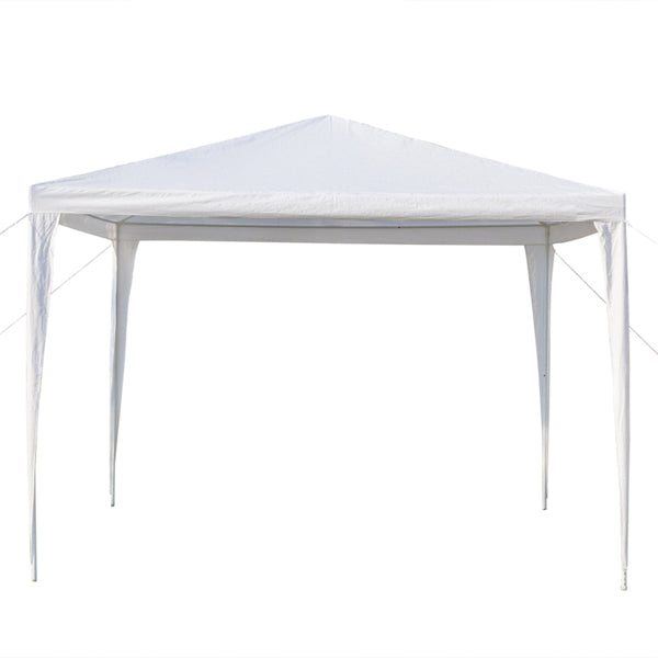 Portable Home Use Waterproof Tent with Spiral Tubes White - 3 x 3m Four Sides