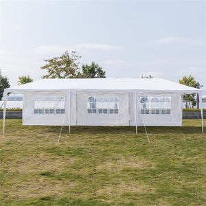 Two Doors Waterproof Tent with Spiral Tubes - 3 x 9m Eight Sides