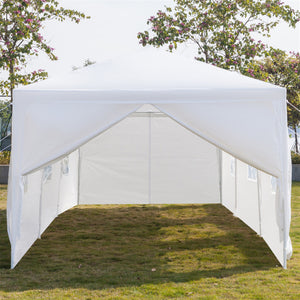 Two Doors Waterproof Tent with Spiral Tubes - 3 x 9m Eight Sides