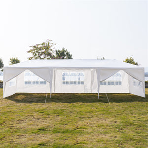 Two Doors Waterproof Tent with Spiral Tubes - 3 x 9m Eight Sides
