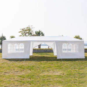 Two Doors Waterproof Tent with Spiral Tubes - 3 x 9m Eight Sides