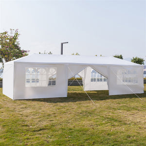Two Doors Waterproof Tent with Spiral Tubes - 3 x 9m Eight Sides