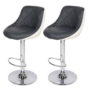 Two Adjustable Height Bar Stools
