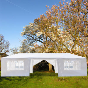Two Doors Waterproof Tent with Spiral Tubes - 3 x 9m Eight Sides