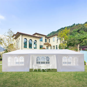 Two Doors Waterproof Tent with Spiral Tubes - 3 x 9m Eight Sides