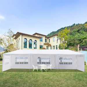 Two Doors Waterproof Tent with Spiral Tubes - 3 x 9m Eight Sides
