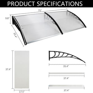 Canopy Black Bracket - 190x100