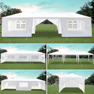 Two Doors Waterproof Tent with Spiral Tubes - 3 x 9m Eight Sides