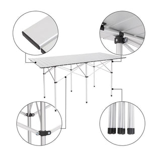 Camping Table - Rectangular - 140 * 70 * 70cm
