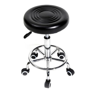 Round Rotation Bar Stool Black