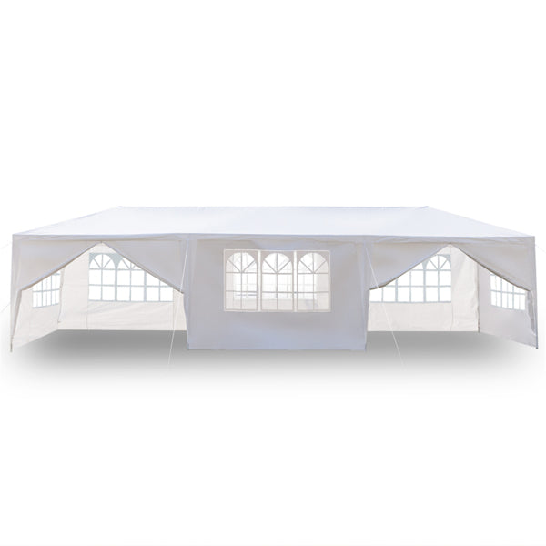 Two Doors Waterproof Tent with Spiral Tubes - 3 x 9m Eight Sides