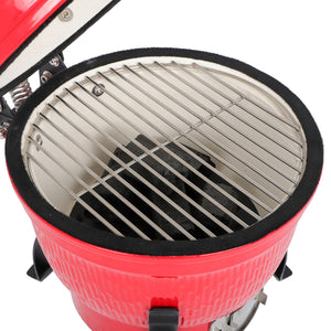 Charcoal Grill Orange - 13inch Ceramic