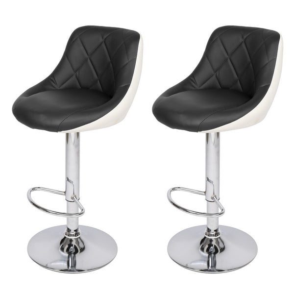 Two Adjustable Height Bar Stools