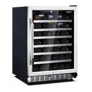 Husky 52 Bottle Wine Cooler – Stainless Steel