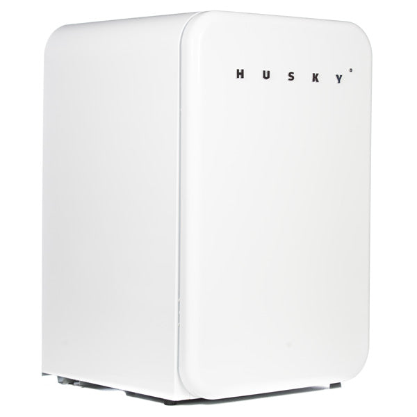 Husky Undercounter Retro Fridge - White, Black or Red