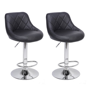 Two Adjustable Height Bar Stools