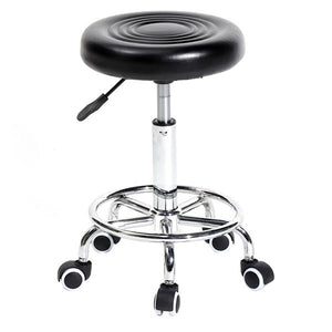 Round Rotation Bar Stool Black