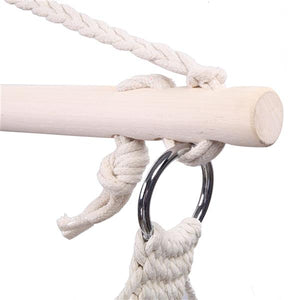 Hammock - Hanging Rope Air Chair - Beige