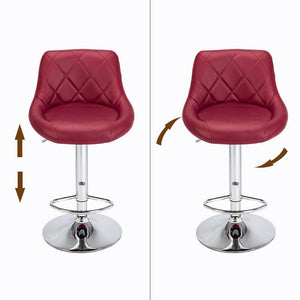 Two Adjustable Height Bar Stools - Home Happy Hour