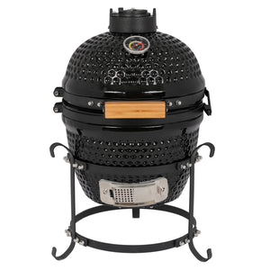Charcoal Grill Black - 13inch Ceramic