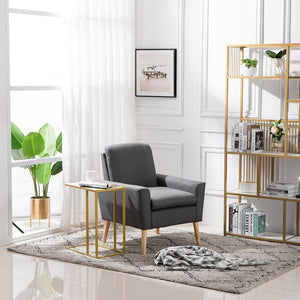 White and gold marble side table - Home Happy Hour