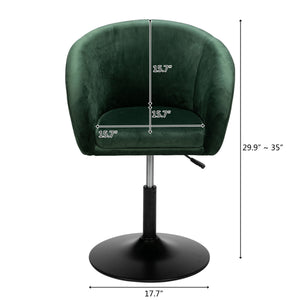 Adjustable Bar Chair - Dark Green