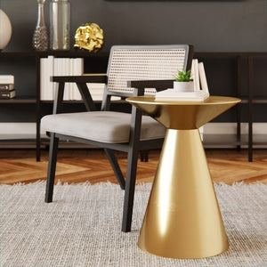 Side table - silver or brass