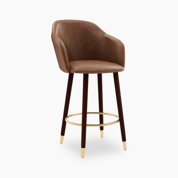 Velvet Bar Stool - multiple colours